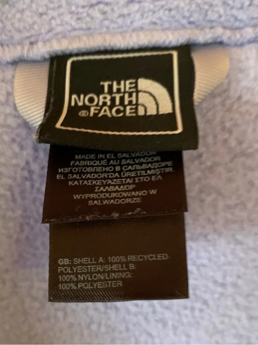 The North Face Kids' Denali Two-Tone Blue Fleece Jacket